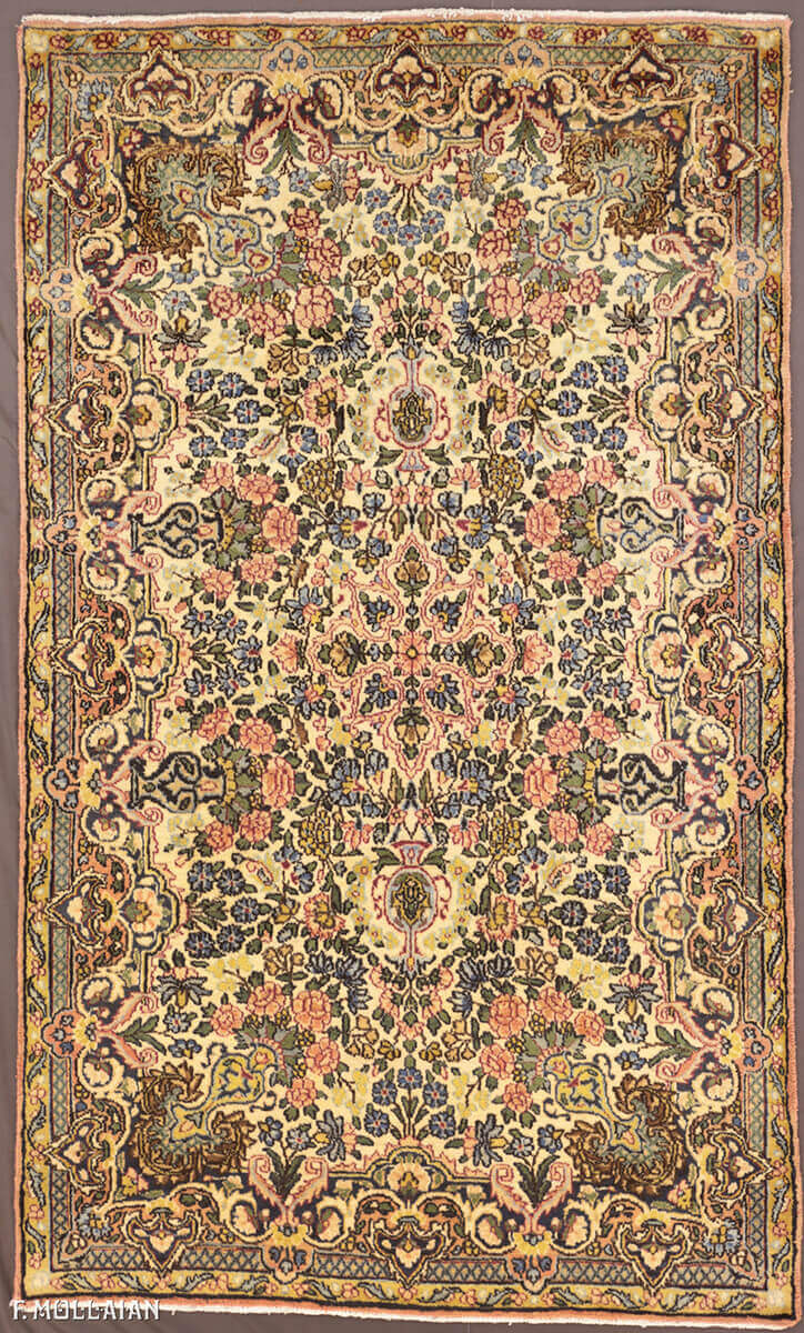 Alfombra Persa Semi-Antigua Kerman n°:72584122